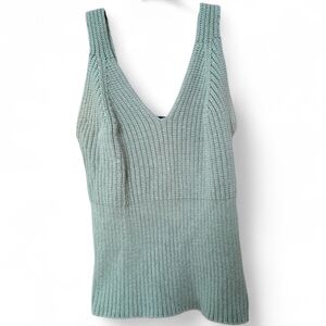 Colori Ribbed Knit Tank Top | Sage Green | Women’s P/S | Stretch